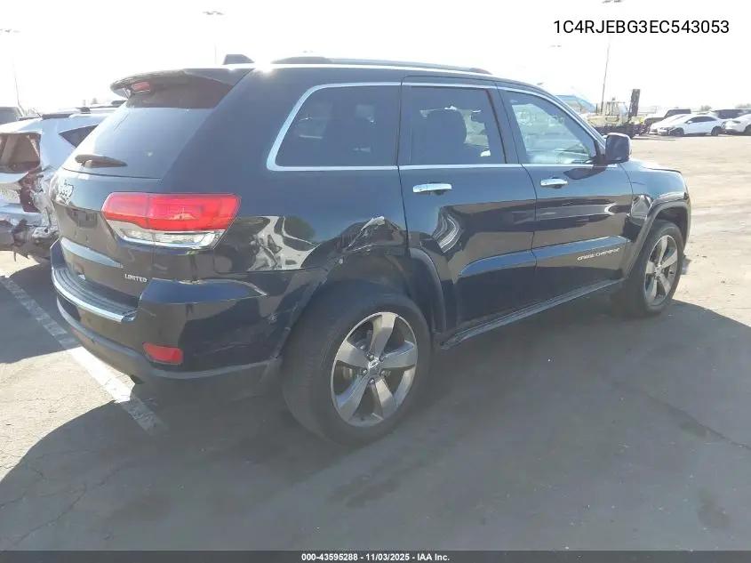 1C4RJEBG3EC543053 2014 Jeep Grand Cherokee Limited
