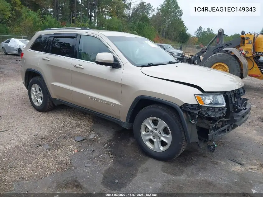 1C4RJEAG1EC149343 2014 Jeep Grand Cherokee Laredo
