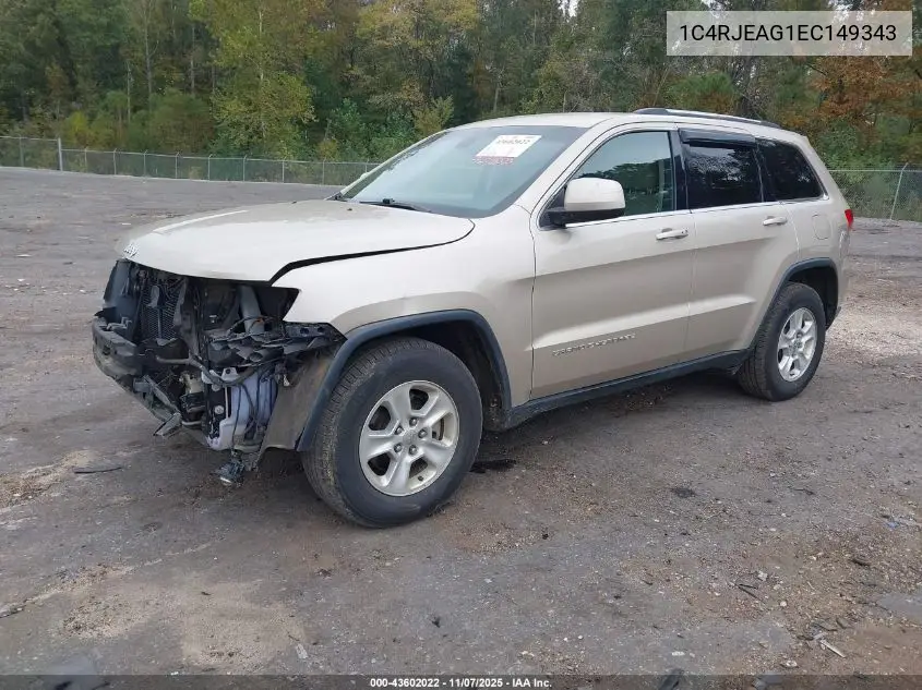 1C4RJEAG1EC149343 2014 Jeep Grand Cherokee Laredo