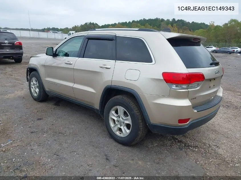 1C4RJEAG1EC149343 2014 Jeep Grand Cherokee Laredo