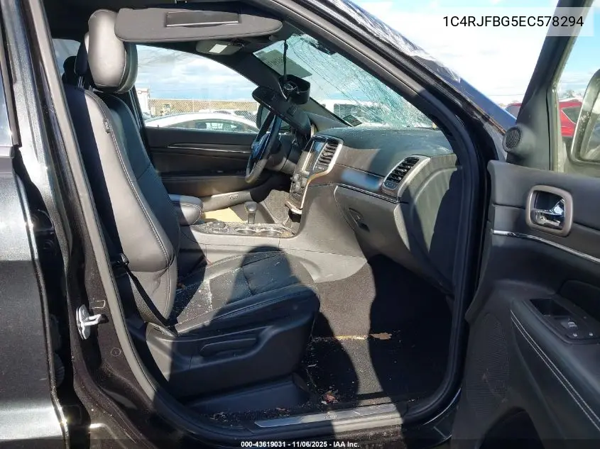1C4RJFBG5EC578294 2014 Jeep Grand Cherokee Limited