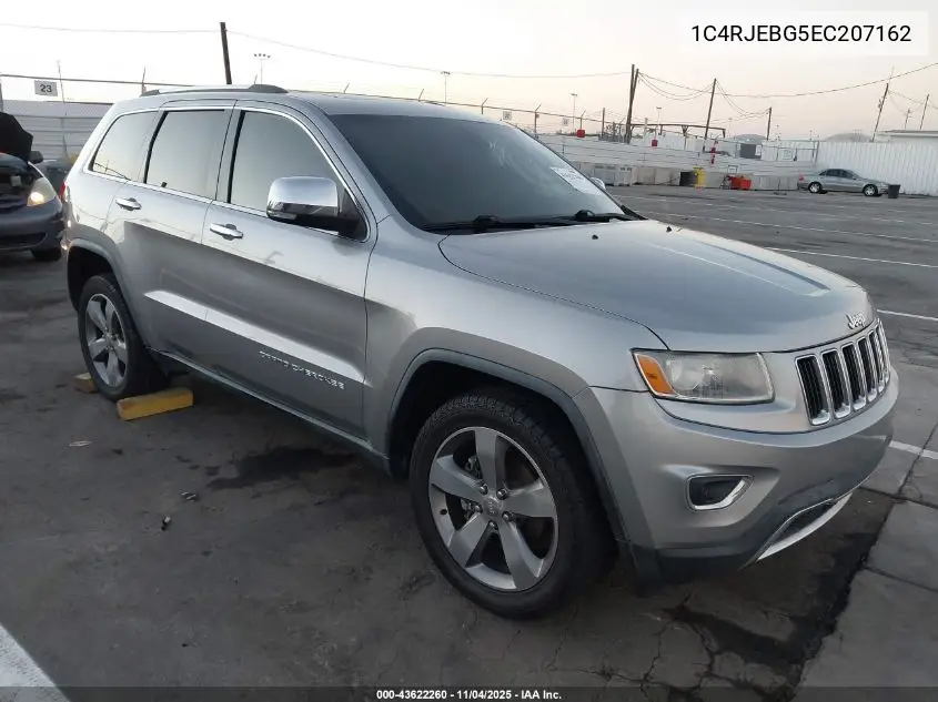 1C4RJEBG5EC207162 2014 Jeep Grand Cherokee Limited