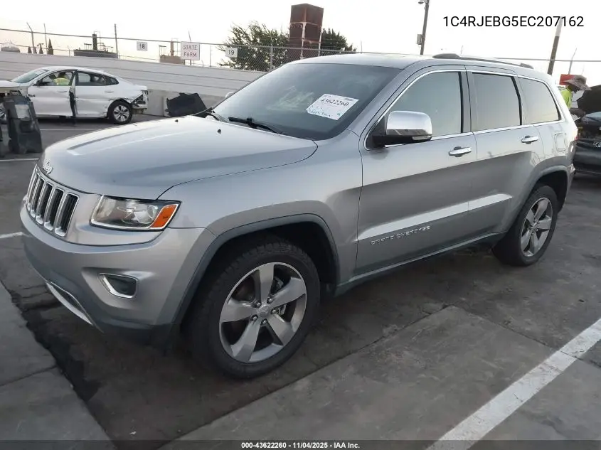 1C4RJEBG5EC207162 2014 Jeep Grand Cherokee Limited