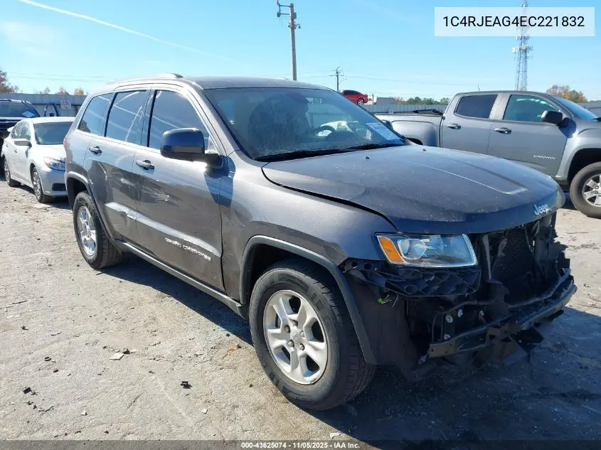 1C4RJEAG4EC221832 2014 Jeep Grand Cherokee Laredo