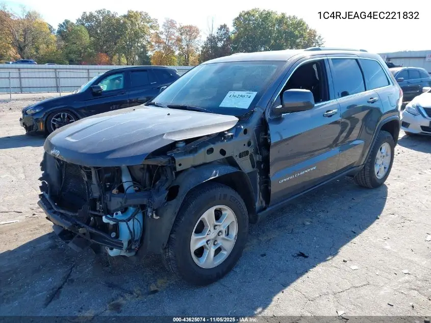 1C4RJEAG4EC221832 2014 Jeep Grand Cherokee Laredo