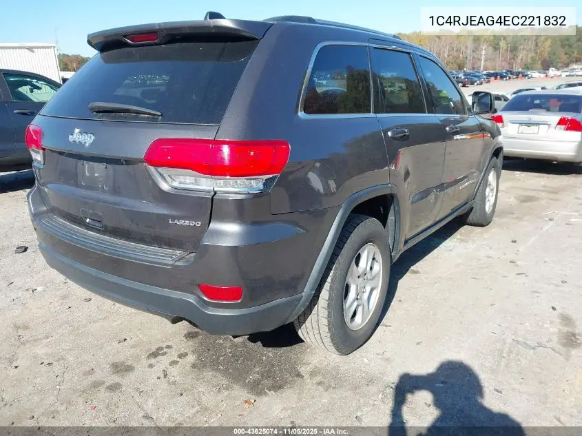 1C4RJEAG4EC221832 2014 Jeep Grand Cherokee Laredo