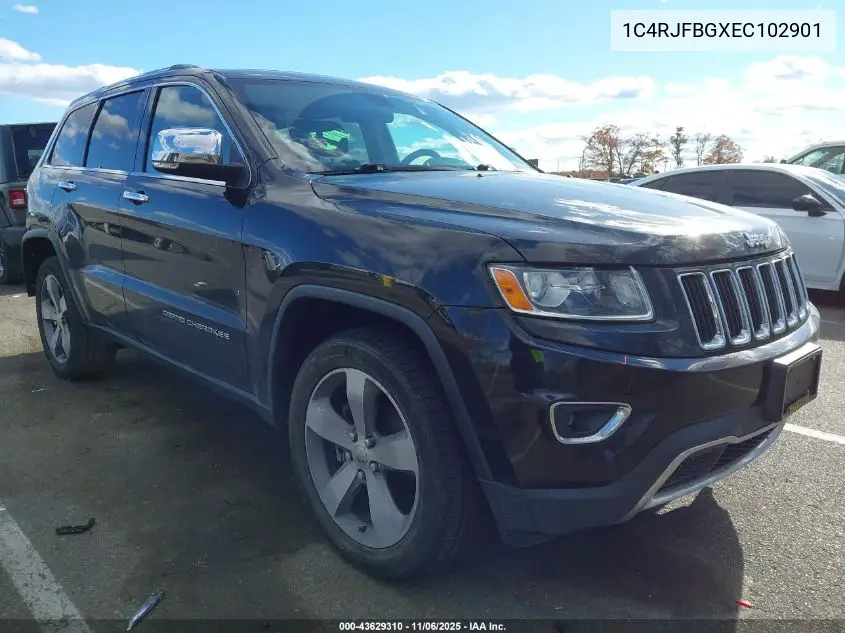 1C4RJFBGXEC102901 2014 Jeep Grand Cherokee Limited