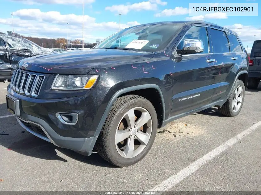 1C4RJFBGXEC102901 2014 Jeep Grand Cherokee Limited