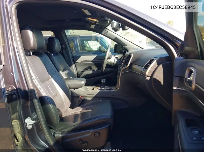 1C4RJEBG3EC589451 2014 Jeep Grand Cherokee Limited