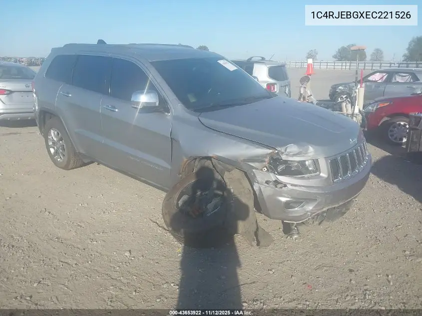 1C4RJEBGXEC221526 2014 Jeep Grand Cherokee Limited