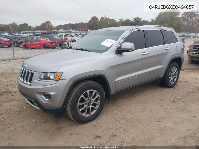 1C4RJEBGXEC464057 2014 Jeep Grand Cherokee Limited