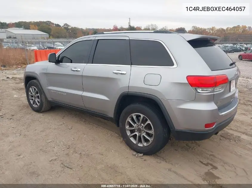 1C4RJEBGXEC464057 2014 Jeep Grand Cherokee Limited