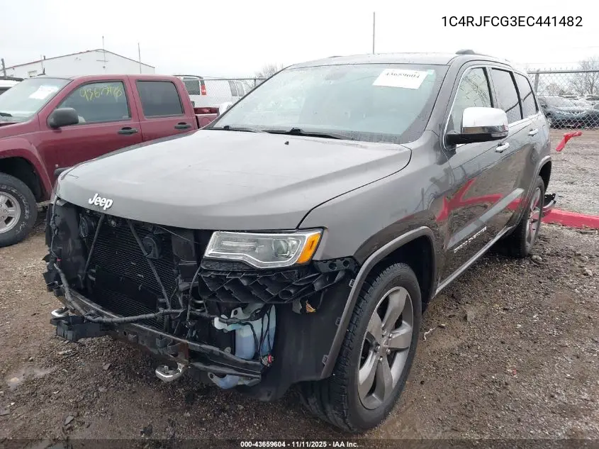 1C4RJFCG3EC441482 2014 Jeep Grand Cherokee Overland