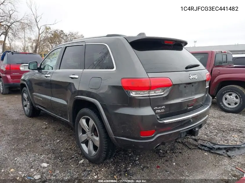 1C4RJFCG3EC441482 2014 Jeep Grand Cherokee Overland