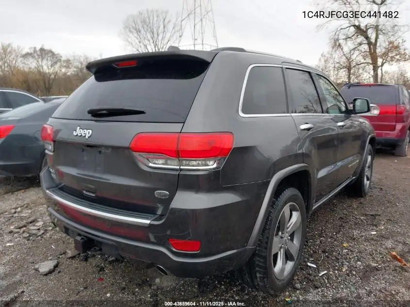 1C4RJFCG3EC441482 2014 Jeep Grand Cherokee Overland