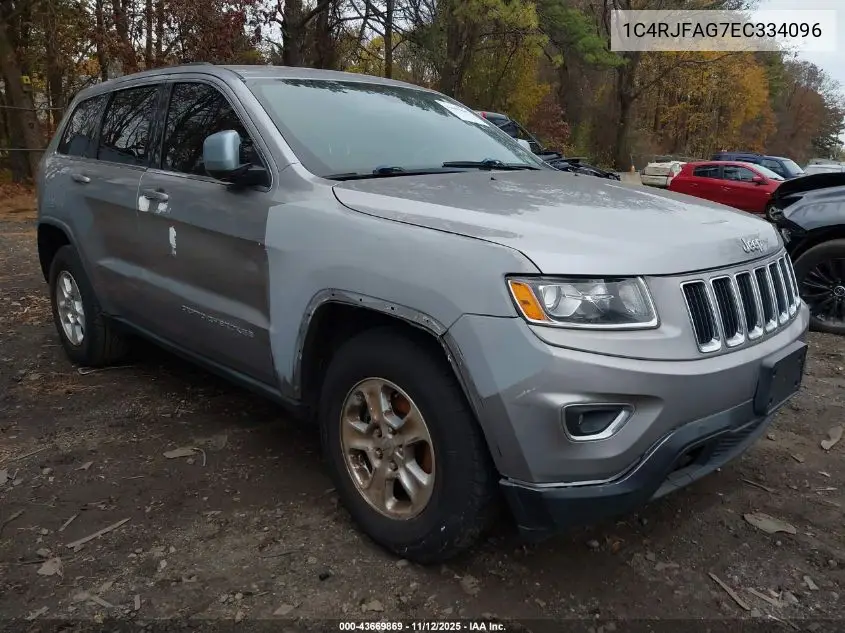 1C4RJFAG7EC334096 2014 Jeep Grand Cherokee Laredo