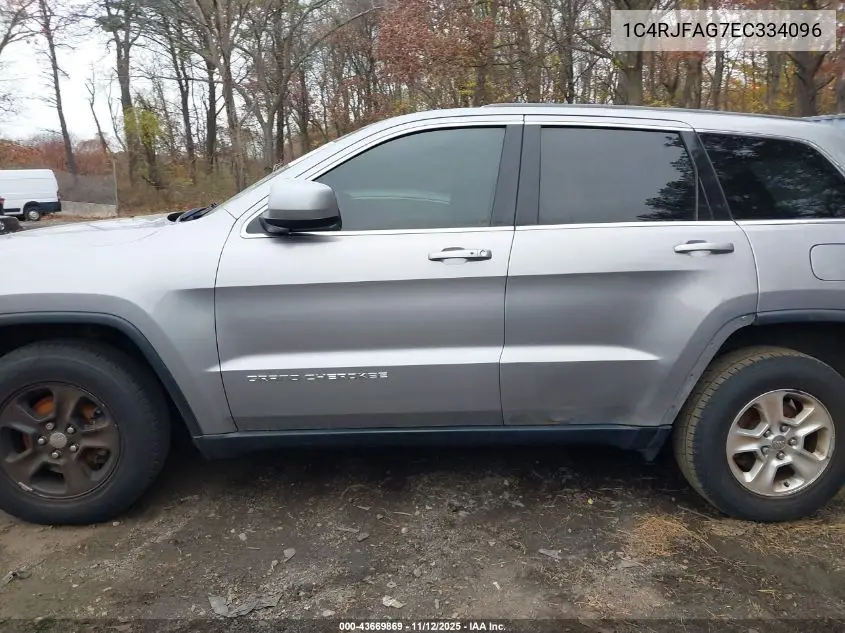 1C4RJFAG7EC334096 2014 Jeep Grand Cherokee Laredo