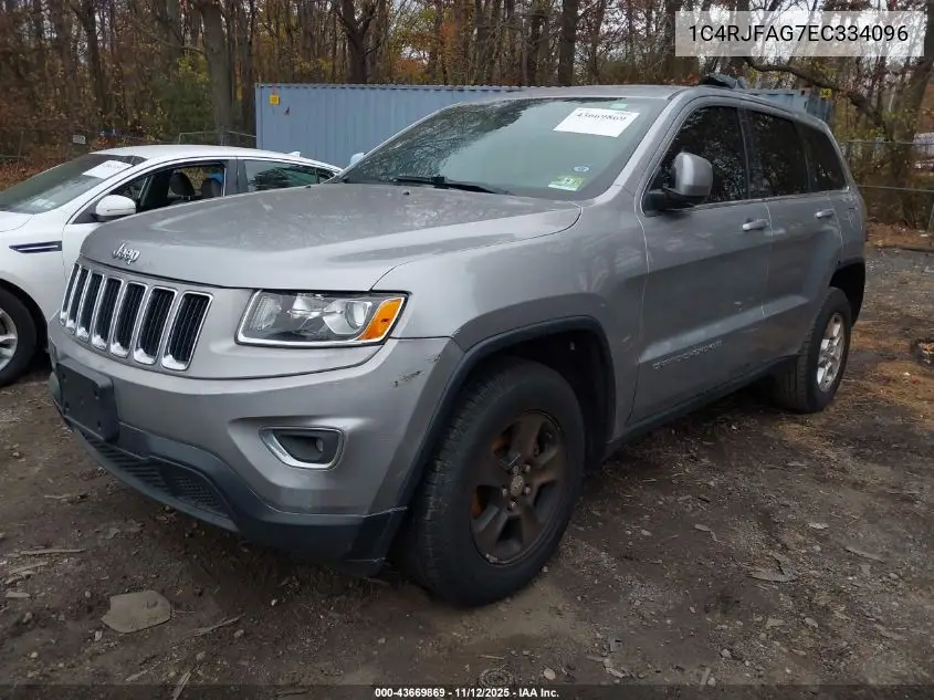 1C4RJFAG7EC334096 2014 Jeep Grand Cherokee Laredo