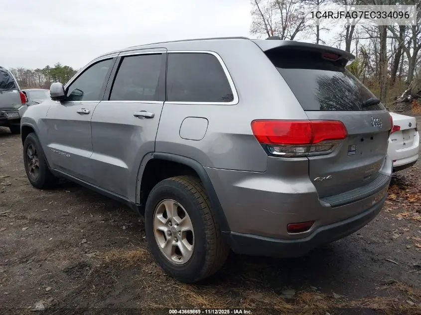 1C4RJFAG7EC334096 2014 Jeep Grand Cherokee Laredo