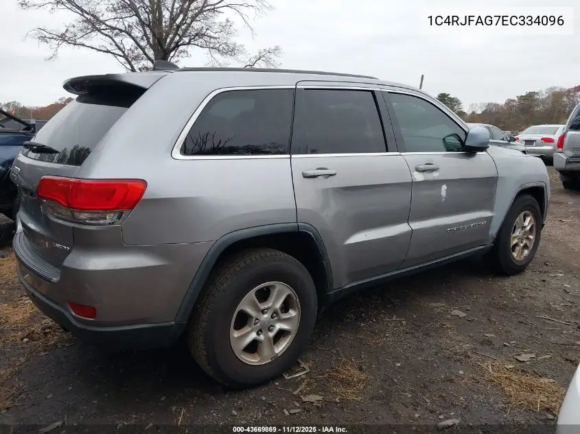 1C4RJFAG7EC334096 2014 Jeep Grand Cherokee Laredo