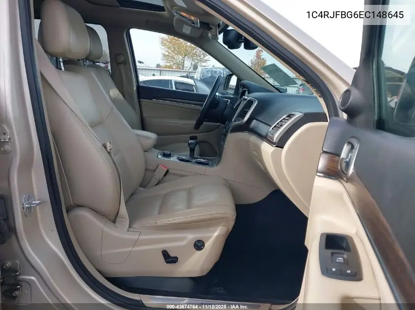 1C4RJFBG6EC148645 2014 Jeep Grand Cherokee Limited