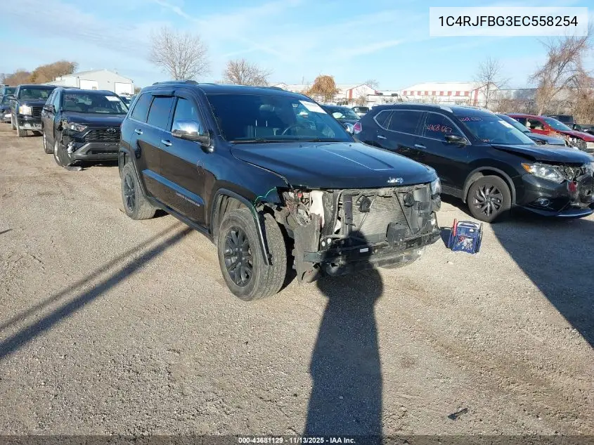 1C4RJFBG3EC558254 2014 Jeep Grand Cherokee Limited