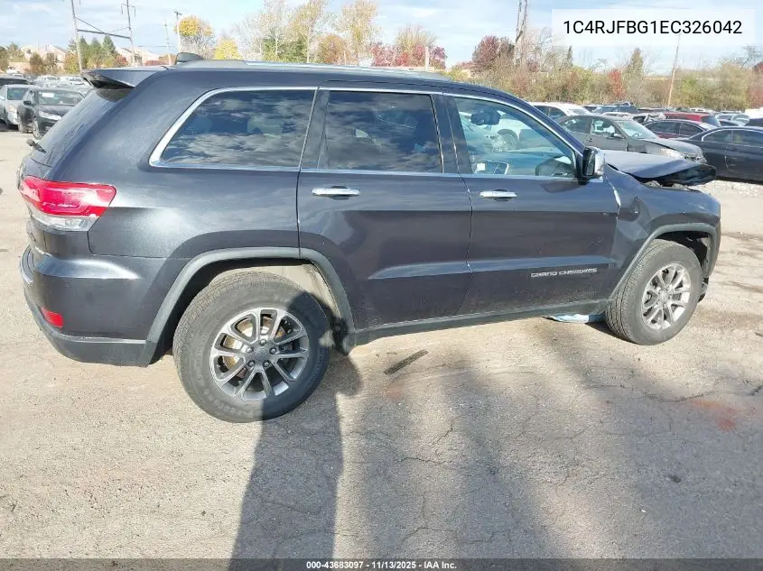 1C4RJFBG1EC326042 2014 Jeep Grand Cherokee Limited