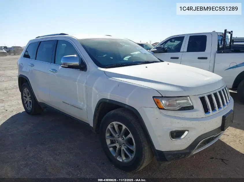 1C4RJEBM9EC551289 2014 Jeep Grand Cherokee Limited