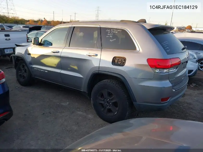 1C4RJFAG1EC184129 2014 Jeep Grand Cherokee Laredo