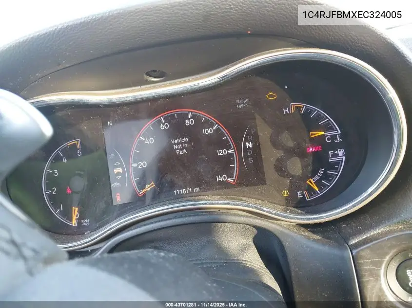 1C4RJFBMXEC324005 2014 Jeep Grand Cherokee Limited