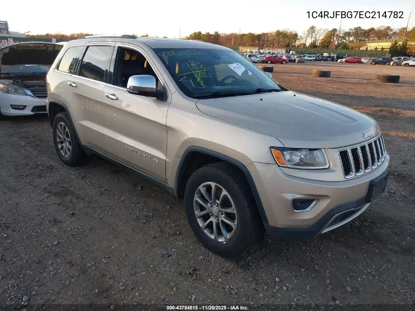 1C4RJFBG7EC214782 2014 Jeep Grand Cherokee Limited