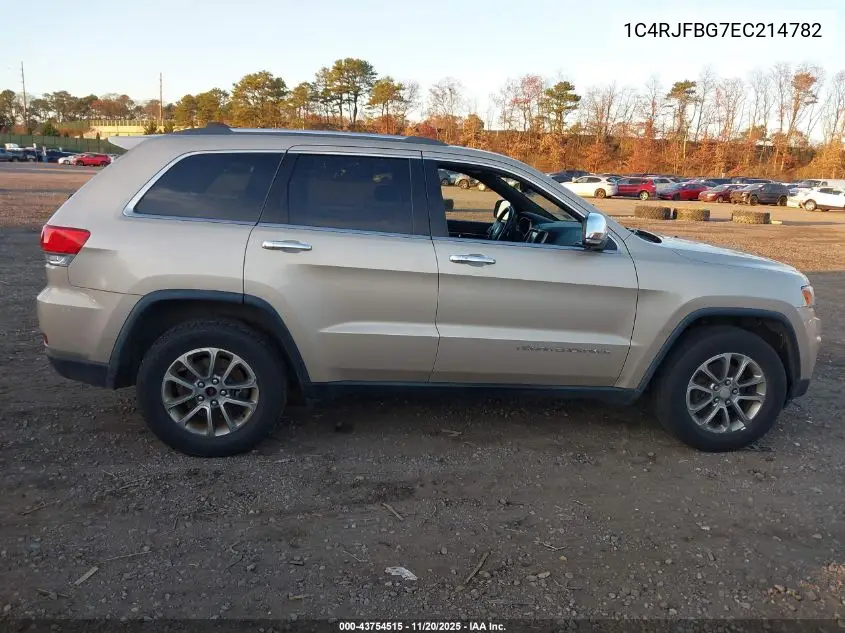1C4RJFBG7EC214782 2014 Jeep Grand Cherokee Limited