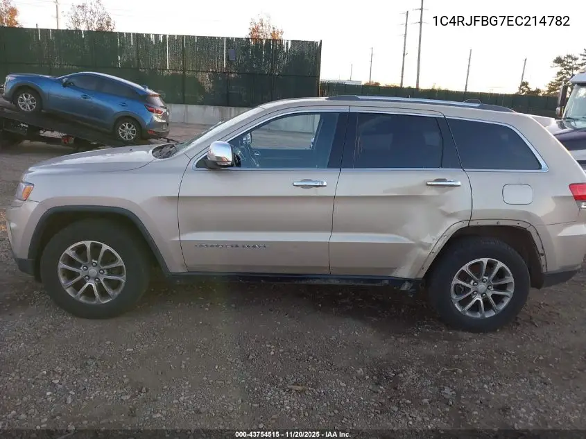 1C4RJFBG7EC214782 2014 Jeep Grand Cherokee Limited