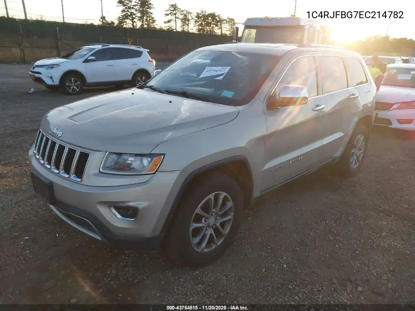 1C4RJFBG7EC214782 2014 Jeep Grand Cherokee Limited