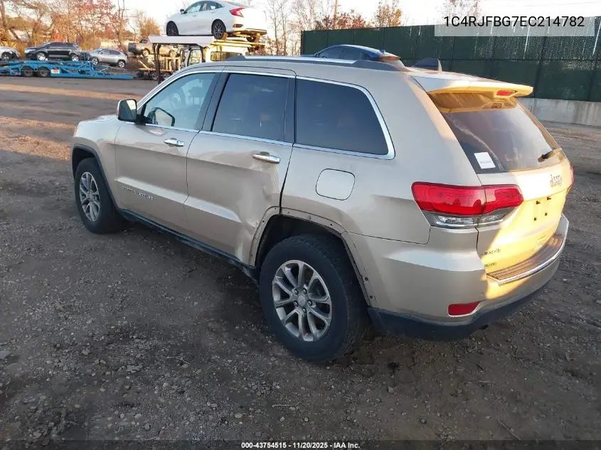 1C4RJFBG7EC214782 2014 Jeep Grand Cherokee Limited
