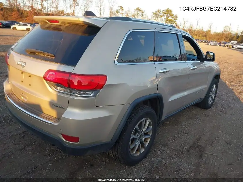 1C4RJFBG7EC214782 2014 Jeep Grand Cherokee Limited