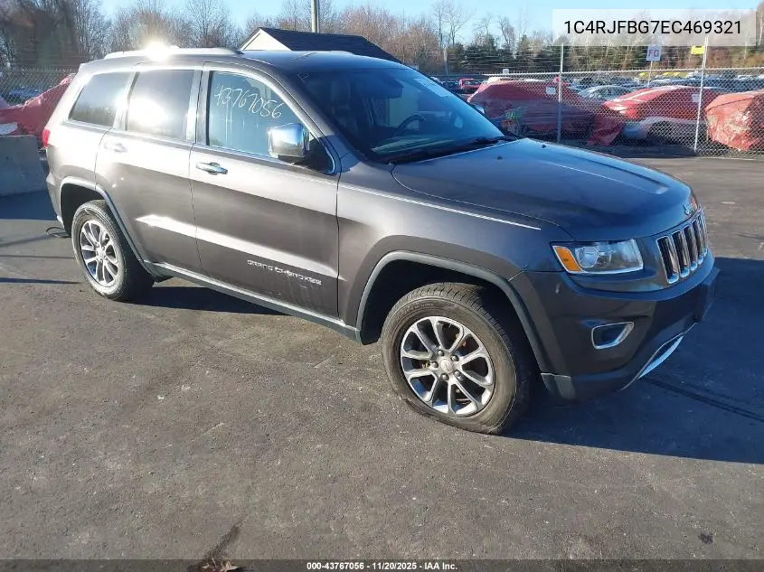 1C4RJFBG7EC469321 2014 Jeep Grand Cherokee Limited