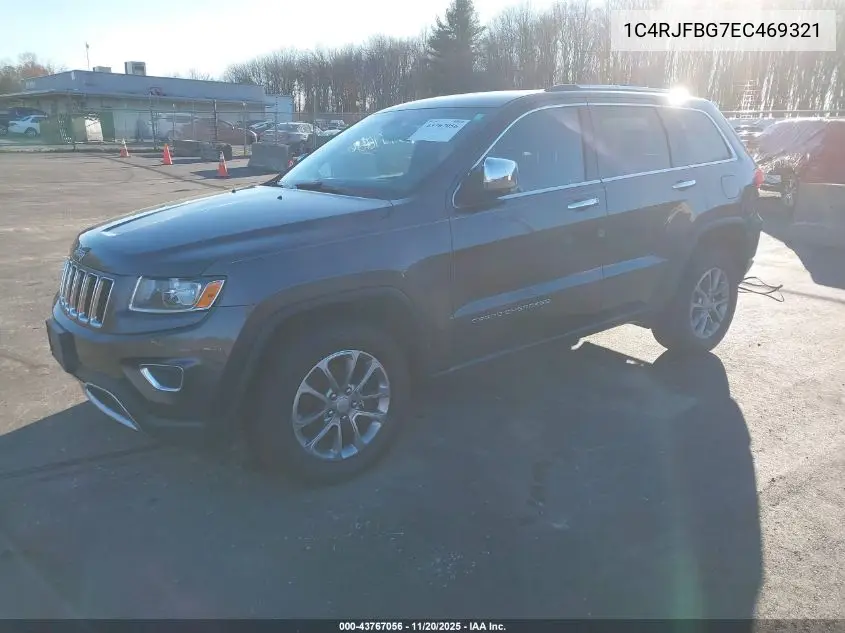 1C4RJFBG7EC469321 2014 Jeep Grand Cherokee Limited