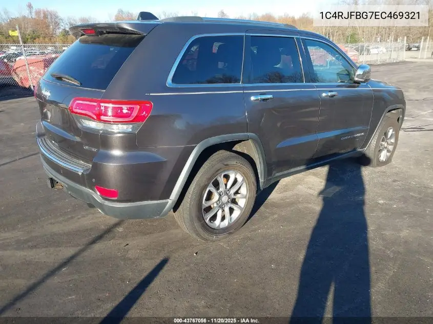 1C4RJFBG7EC469321 2014 Jeep Grand Cherokee Limited