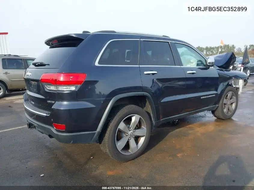 1C4RJFBG5EC352899 2014 Jeep Grand Cherokee Limited
