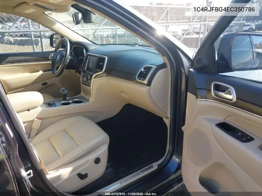 1C4RJFBG4EC350786 2014 Jeep Grand Cherokee Limited
