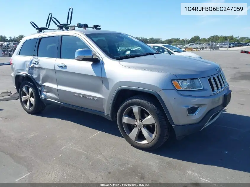 1C4RJFBG6EC247059 2014 Jeep Grand Cherokee Limited