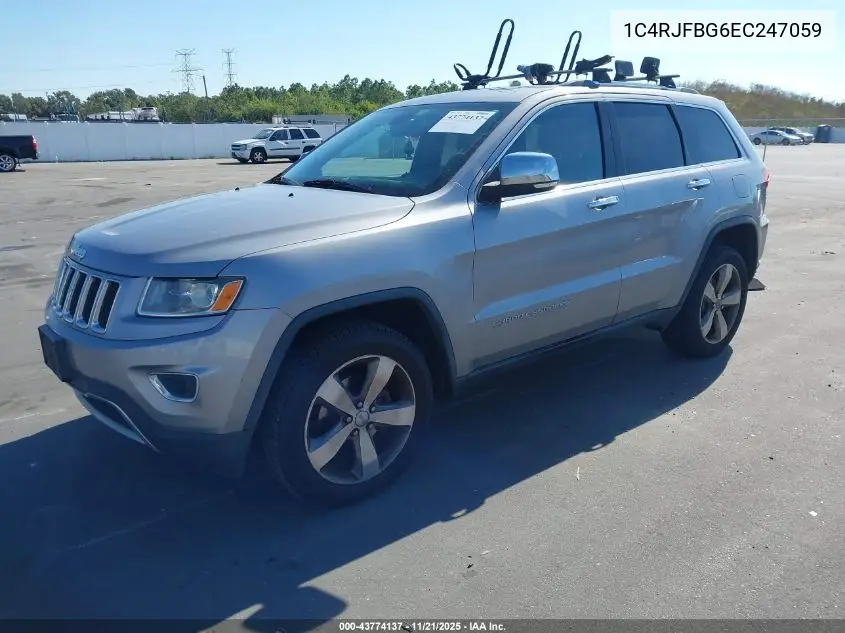 1C4RJFBG6EC247059 2014 Jeep Grand Cherokee Limited