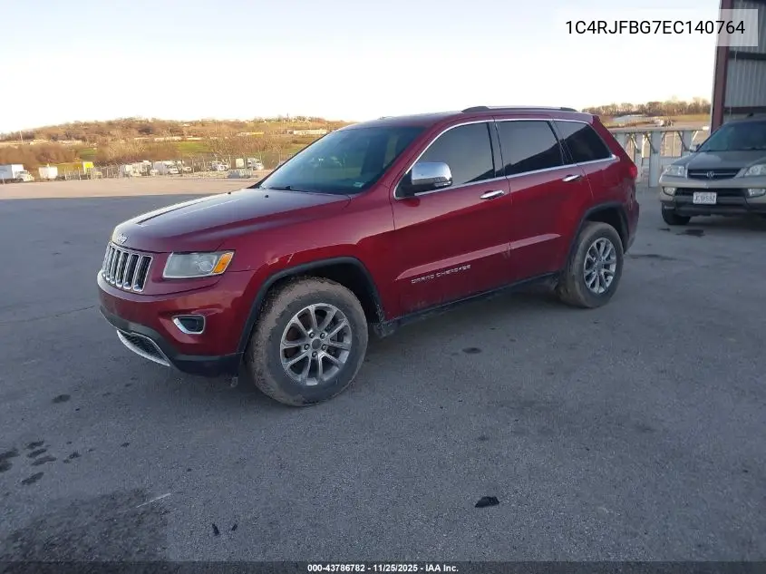 1C4RJFBG7EC140764 2014 Jeep Grand Cherokee Limited