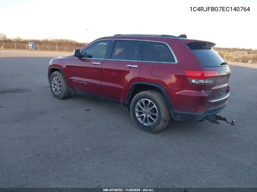 1C4RJFBG7EC140764 2014 Jeep Grand Cherokee Limited