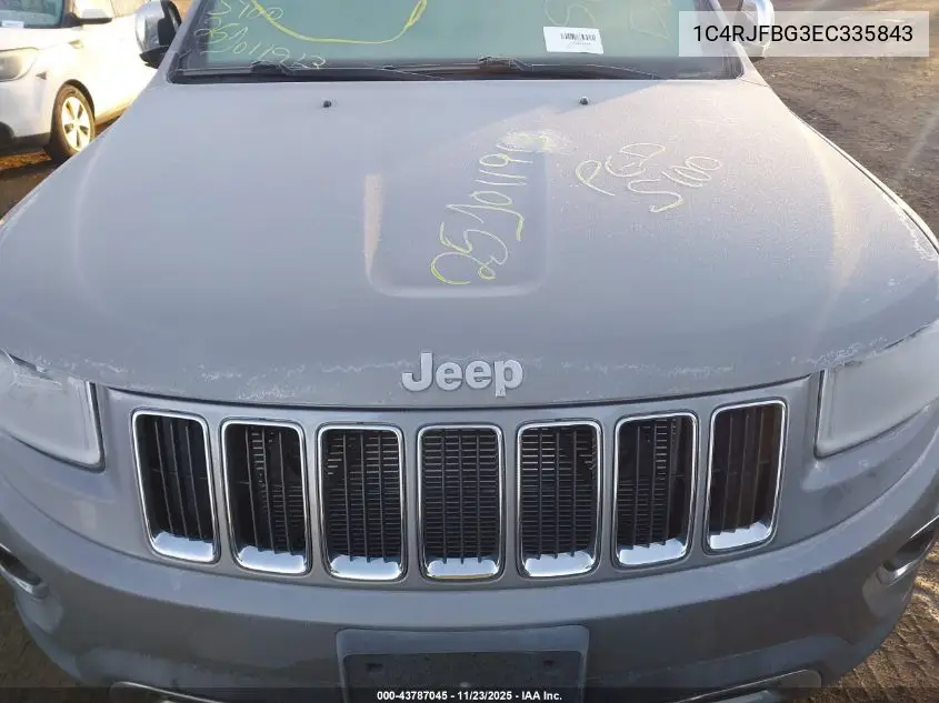 1C4RJFBG3EC335843 2014 Jeep Grand Cherokee Limited