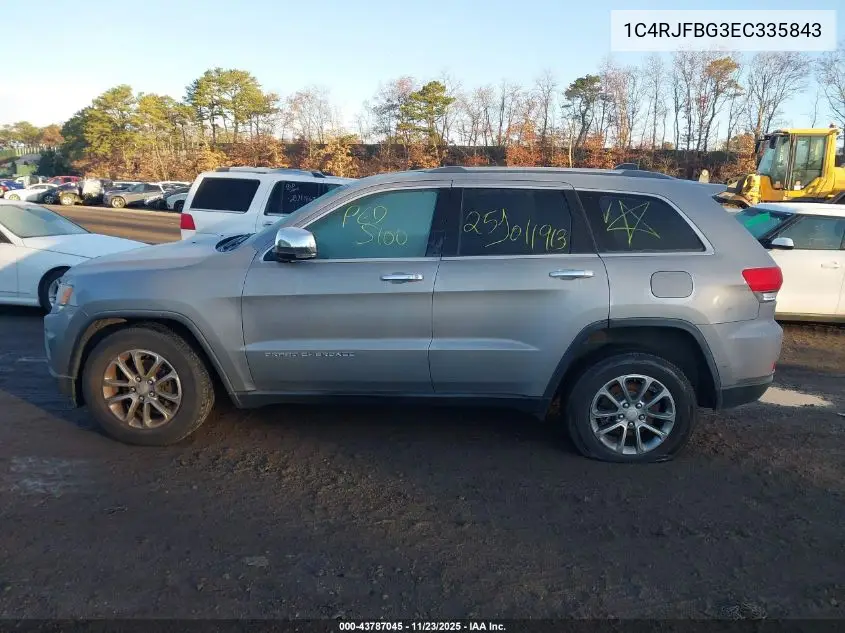1C4RJFBG3EC335843 2014 Jeep Grand Cherokee Limited