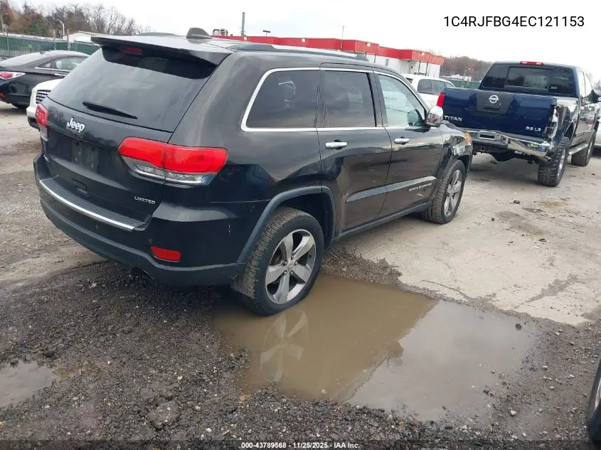 1C4RJFBG4EC121153 2014 Jeep Grand Cherokee Limited