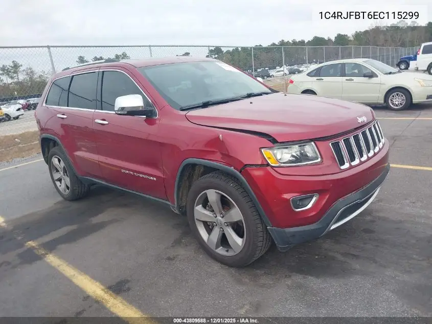 1C4RJFBT6EC115299 2014 Jeep Grand Cherokee Limited
