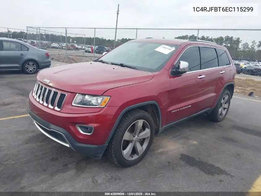 1C4RJFBT6EC115299 2014 Jeep Grand Cherokee Limited